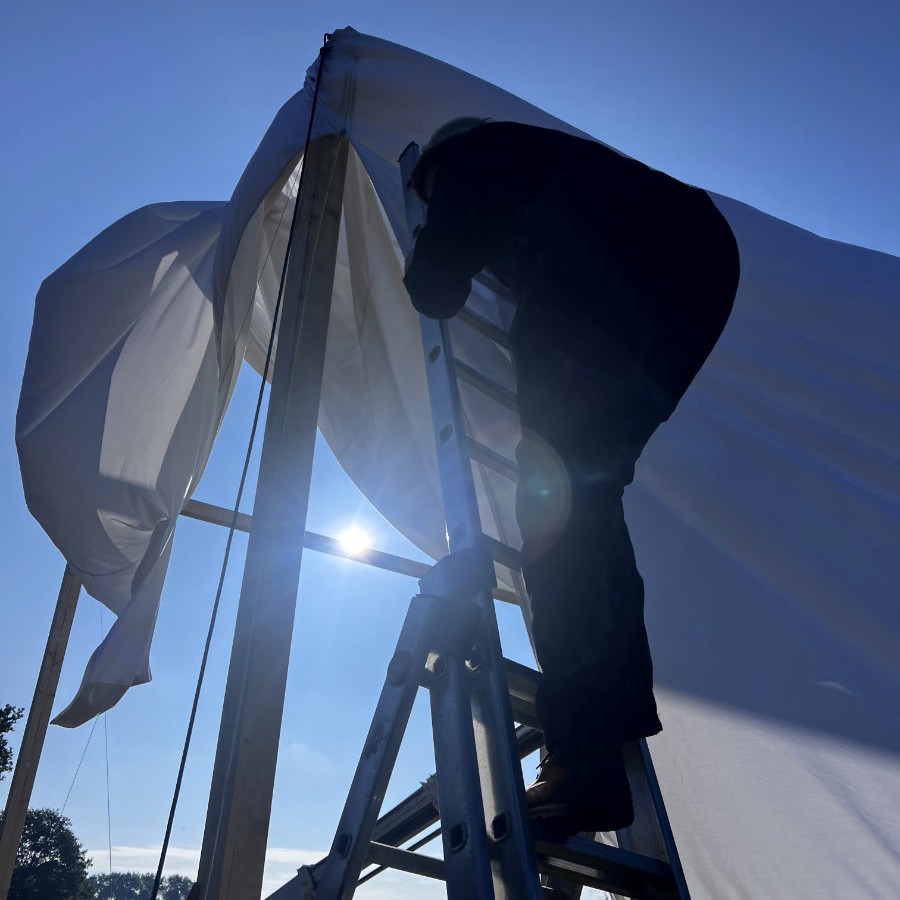 Kubus Ausstellungen Aufbau